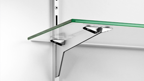 Horizontal shelf bracket