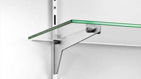 Horizontal shelf bracket